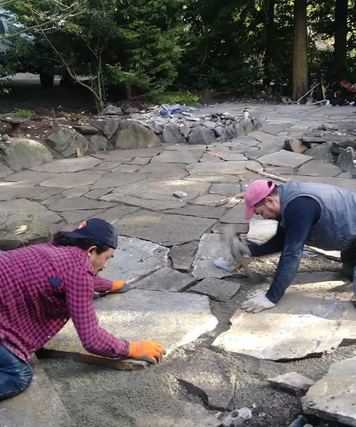 Stone Patios and Walkways in Bellevue